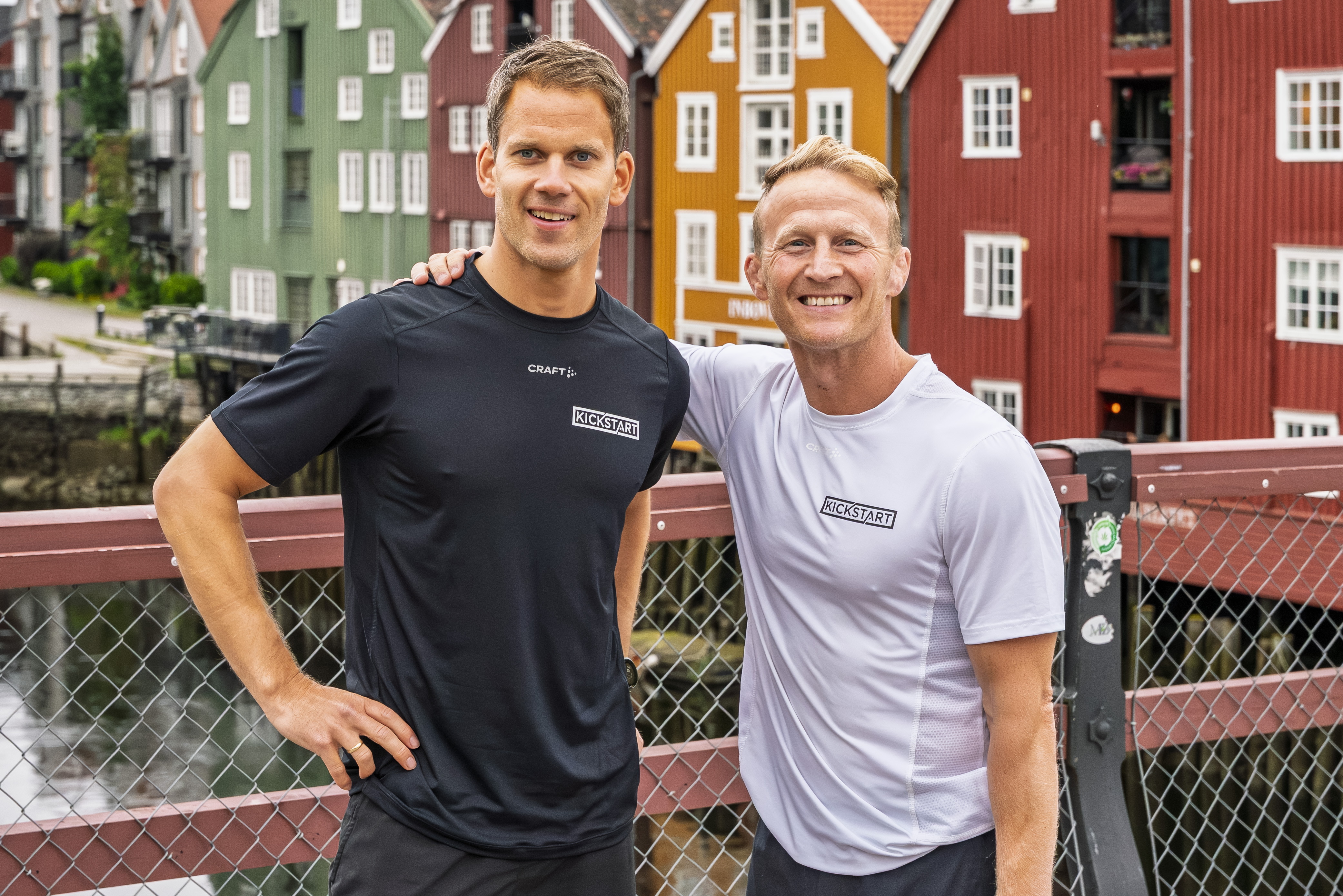 Stig Andre Berge og David Folde i Trondheim